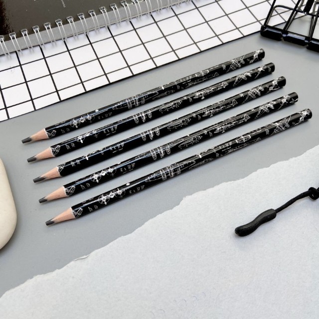 Карандаш ч/гр пластиковый б/ластика HB BV ArtGraphix Чертежи. Самолет Превью 4