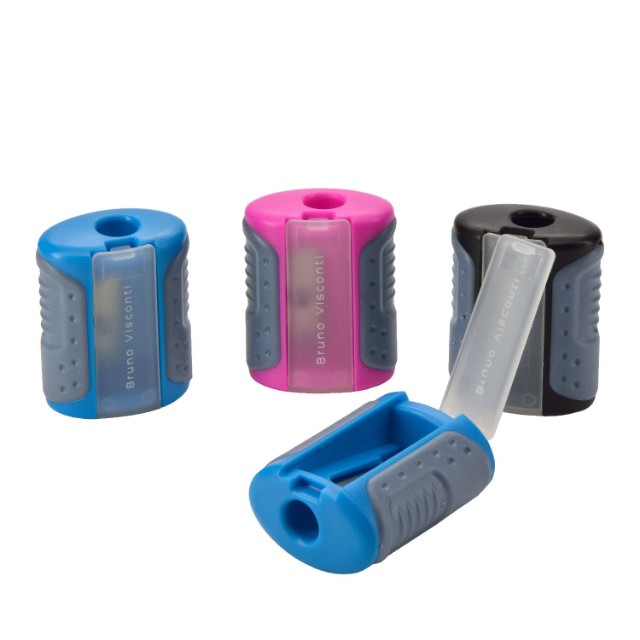 Точилка 1отв BV EasySharp с контейнером 3 цвета Превью 1
