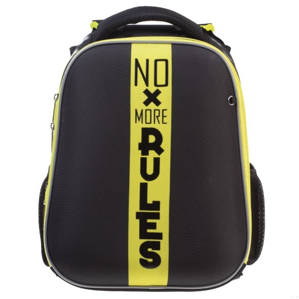 Ранец панцирный Hatber Без правил 38х29х17 см EVA материал нагрудная стяжка светоотраж. 2 отделения 2 кармана