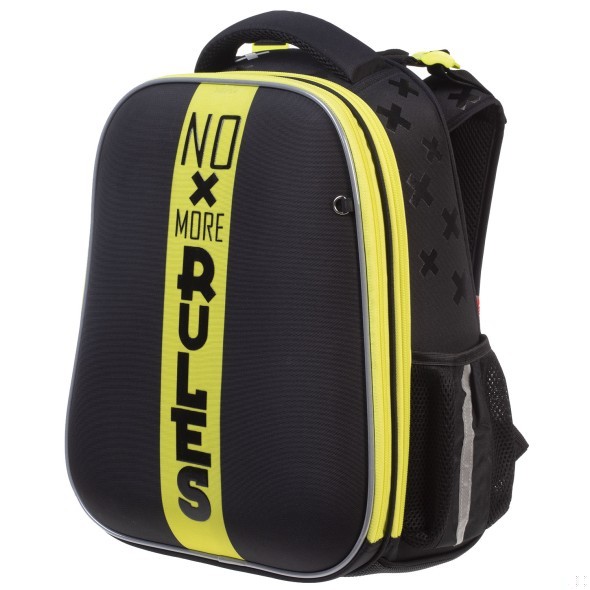 Ранец панцирный Hatber Без правил 38х29х17 см EVA материал нагрудная стяжка светоотраж. 2 отделения 2 кармана Превью 3