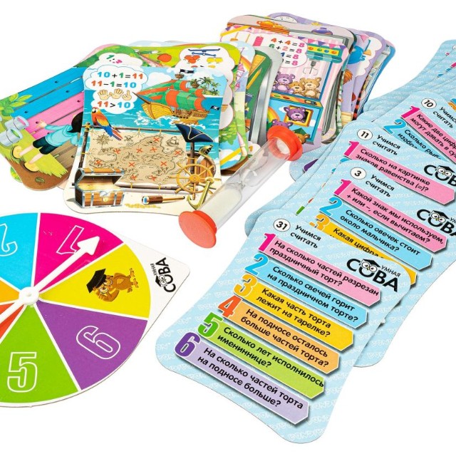 Игра Настольная Викторина Умная Сова Учимся считать Превью 4
