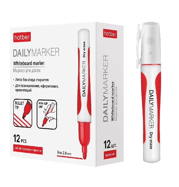 Маркер д/доски красный Превью 1
