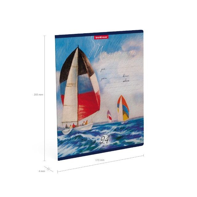 Тетрадь 24л клетка Regata de Vela Превью 9