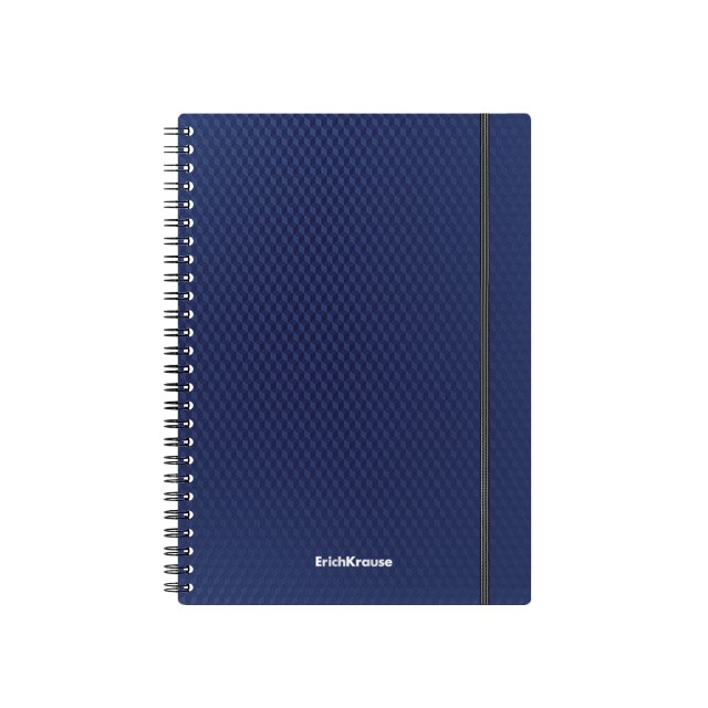 Тетрадь А5 пласт обл 80л кл спир EK Diamond ассорти на резинке Превью 5