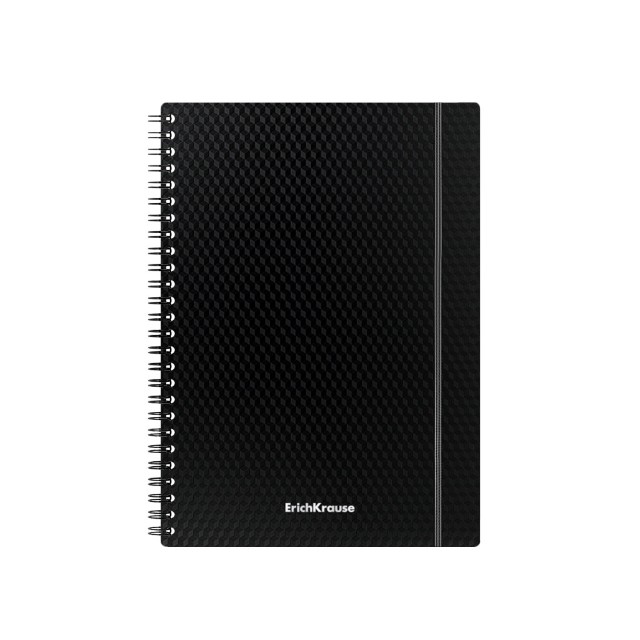 Тетрадь А5 пласт обл 80л кл спир EK Diamond ассорти на резинке Превью 4