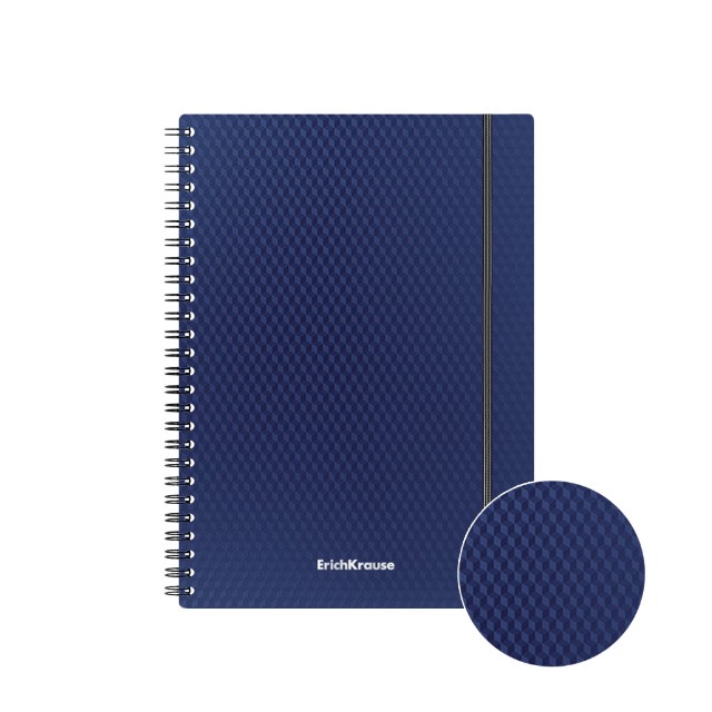 Тетрадь А5 пласт обл 80л кл спир EK Diamond ассорти на резинке Превью 10