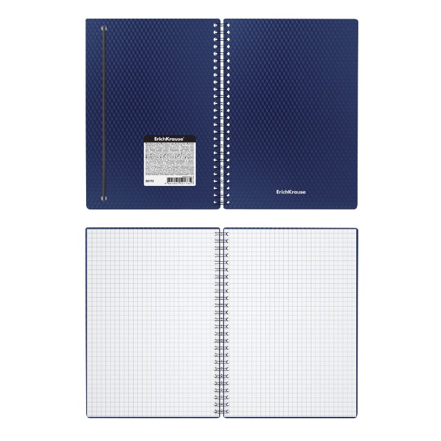 Тетрадь А5 пласт обл 80л кл спир EK Diamond ассорти на резинке Превью 8