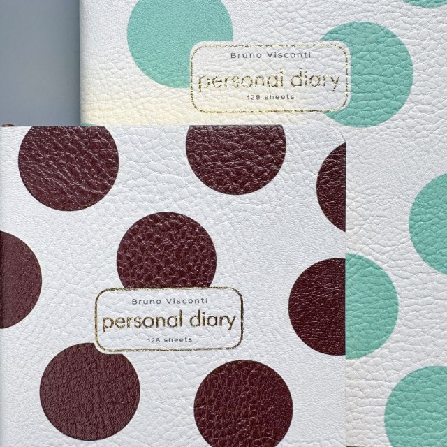 Ежедневник А5 BV Mint Polka Dots недат Превью 5