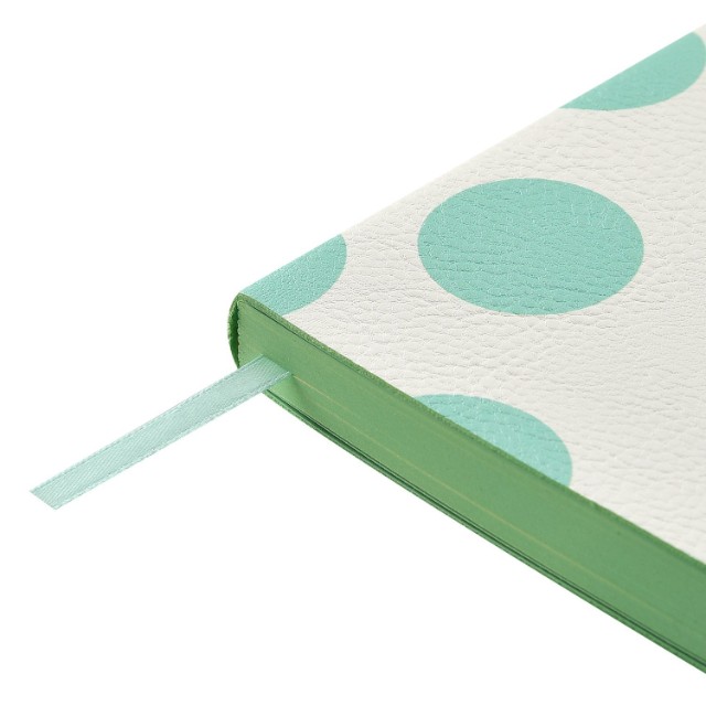 Ежедневник А5 BV Mint Polka Dots недат Превью 1