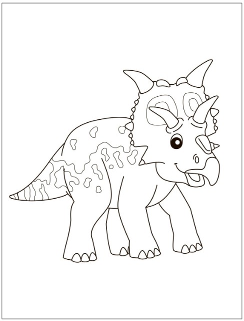 Раскраска Раскраски для малышей. Драконы Превью 3