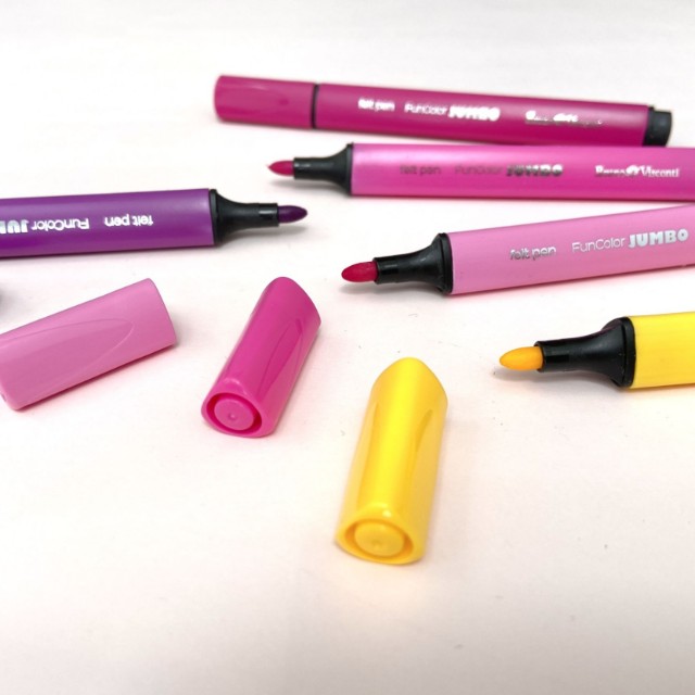 Фломастеры 18 цв BV Funcolor Jumbo толст 2 вида Превью 9