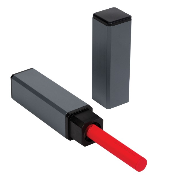 Ручка подар шар BV Torino 1.00 мм, синяя (корпус красный, футляр-тубус серый) Превью 2