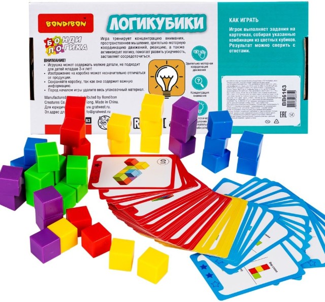 Игра Логическая БондиЛогика Логикубики Превью 9