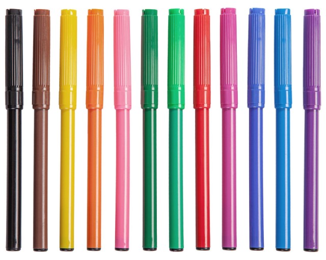 Фломастеры 12 цв Hatber COLORA к/к подходят для фломографа Превью 2