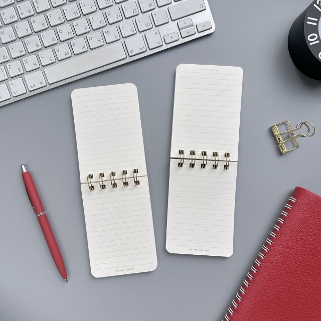 Блокнот А7 100л лин BV Cute Journal Black&White. Горошек Превью 3