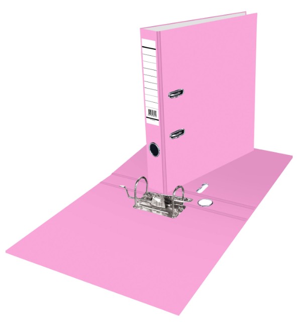 Папка-регистратор 70мм розовый ламинир. Превью 2