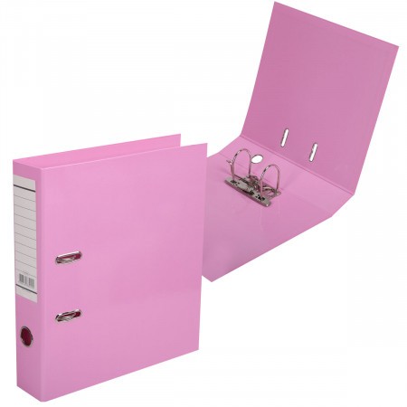 Папка-регистратор 70мм розовый ламинир. Превью 0