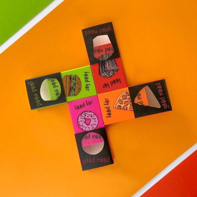 Ластик сув BV HappyGraphix. Fastfood 4 цвета Превью 2