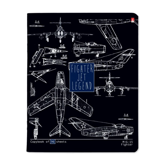 Тетрадь 96л кл Blueprint 5 видов Превью 8