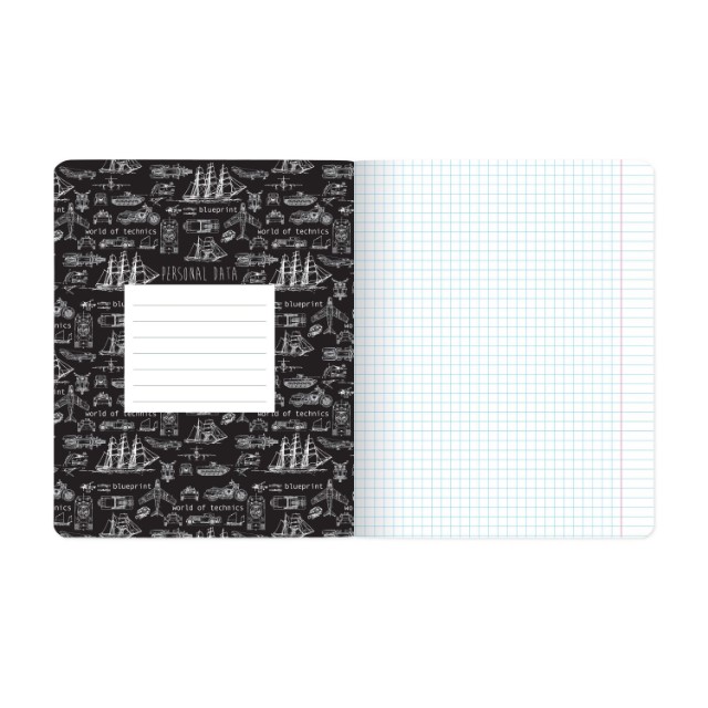 Тетрадь 96л кл Blueprint 5 видов Превью 4