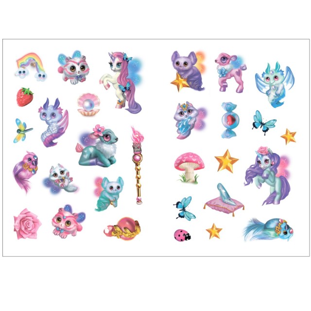 Раскраска Волшебные питомцы. В стране грез Превью 2