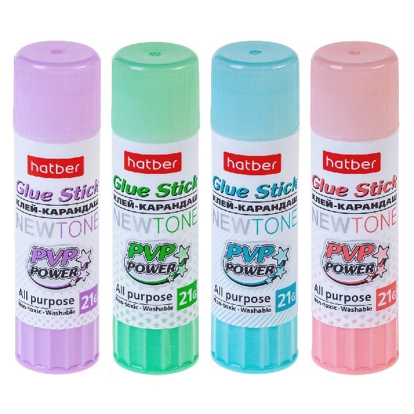 Клей-карандаш 21гр Hatber NEWtone Превью 1