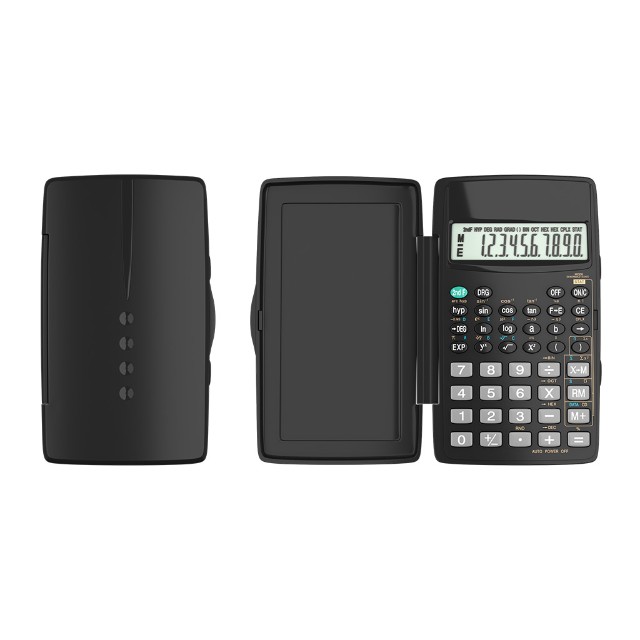 Калькулятор научный 10 разр. EK черный 70*120мм Превью 5