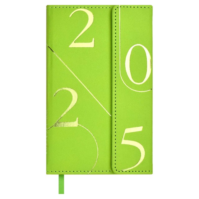 Еженедельник А6 2025г Escalada Кассандра салатовый (кожзам) Превью 0