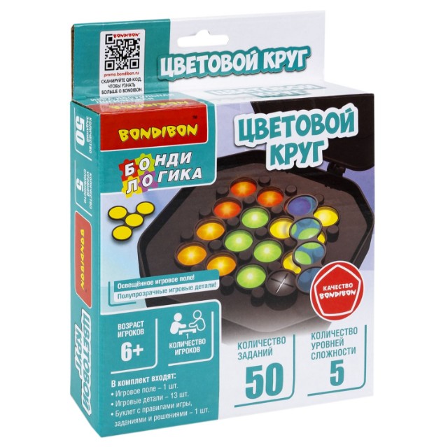 Игра Логическая Цветовой круг
