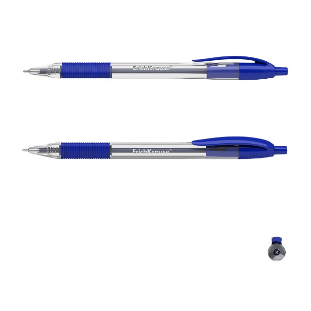 Ручка шариковая синяя EK U-209 Classic Matic&Grip 1.0, Ultra Glide Technology Превью 2