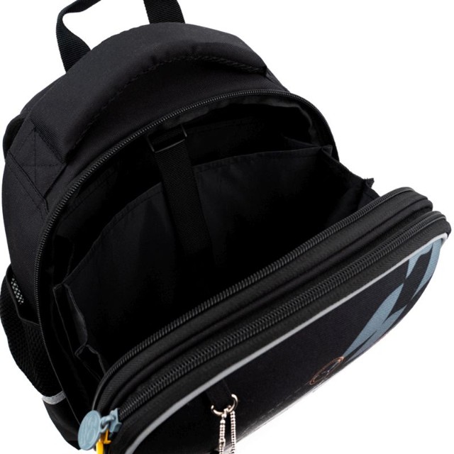 Ранец панцирный GoPack Be Strong Гонки черный Превью 6