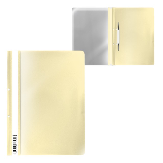 Папка-скоросшиватель верх прозрачный EK желтый