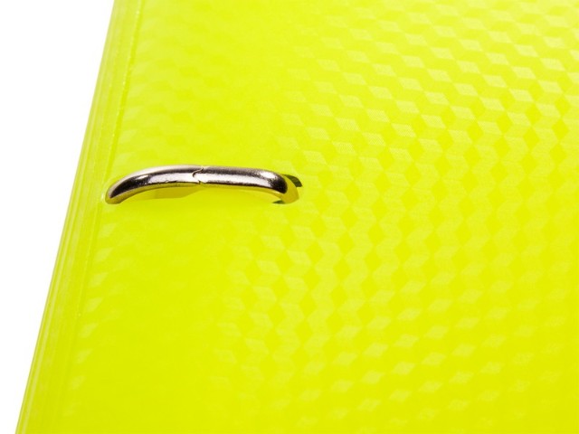 Тетрадь на кольцах пласт 120л DIAMOND NEON Желтая Превью 1