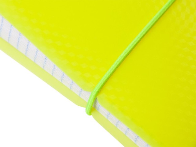 Тетрадь на кольцах пласт 120л DIAMOND NEON Желтая Превью 3