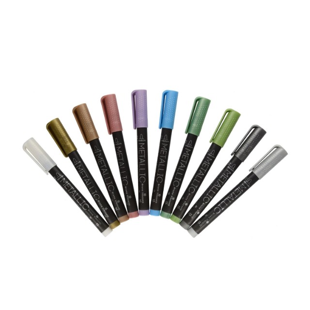 Маркеры д/скетчинга двуст 10цв 1-6мм BV Sketch&Art металлик Превью 3