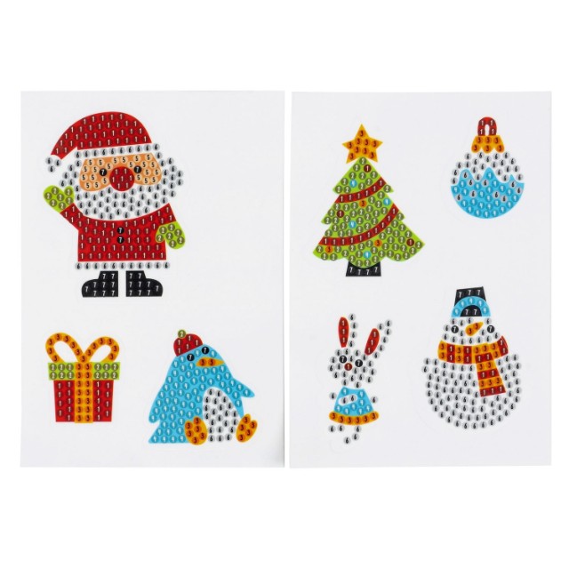 Творч Алмазная мозаика Наклейки С НОВЫМ ГОДОМ! Превью 7