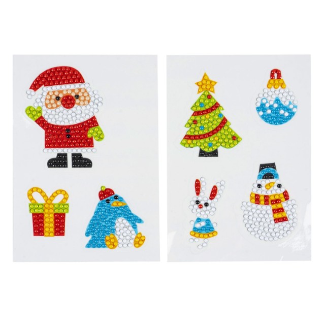 Творч Алмазная мозаика Наклейки С НОВЫМ ГОДОМ! Превью 3