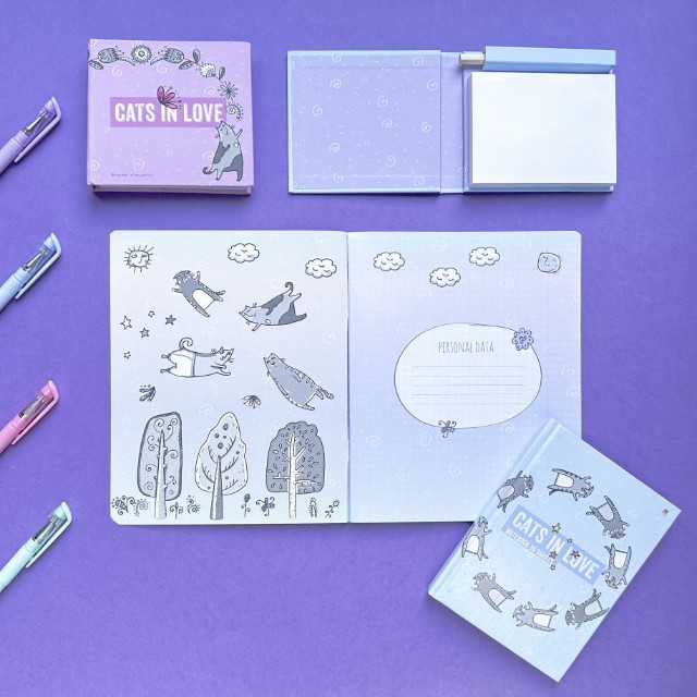 Блок д/записей сув 95*110 100л BV Memory journal (4 видa) отрывной блок, карандаш Превью 4