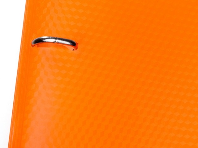 Тетрадь на кольцах пласт 120л DIAMOND NEON Оранжевая Превью 2
