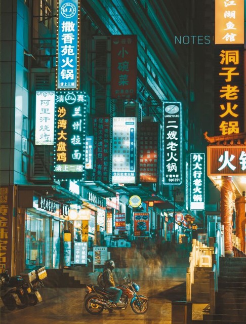 Зап. книжка А6 64л кл тв Bright city Превью 1