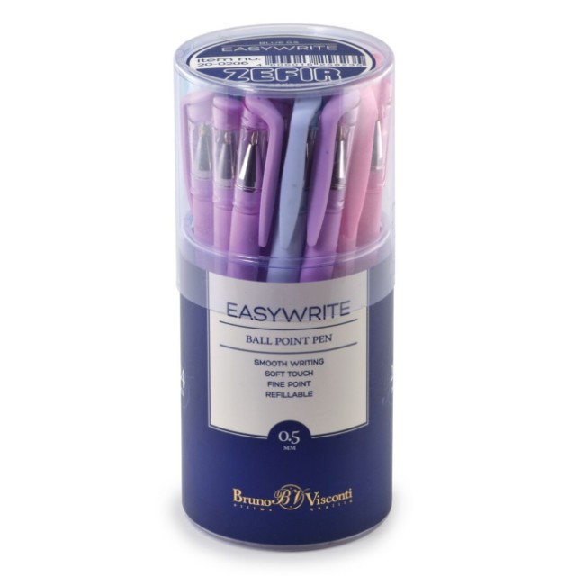 Ручка шариковая синяя BV FirstWrite Zefir 0.5мм ассорти Превью 5