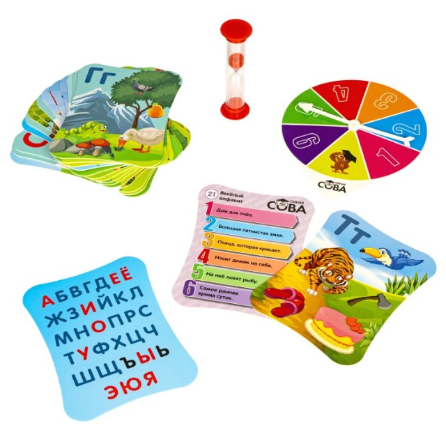 Игра Настольная Викторина Умная Сова Веселый алфавит Превью 6