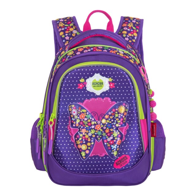 Рюкзак эргономич. Across Бабочка фиолетовый Превью 0
