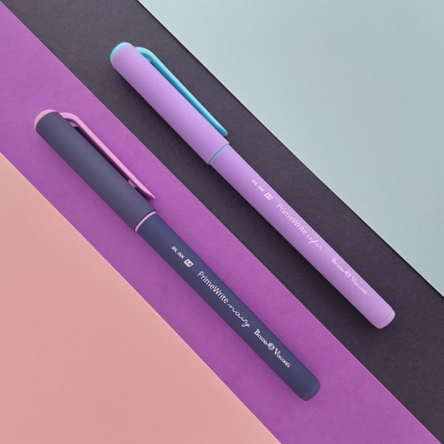 Ручка шариковая синяя BV PrimeWrite. Basic. Nero 1мм Превью 5