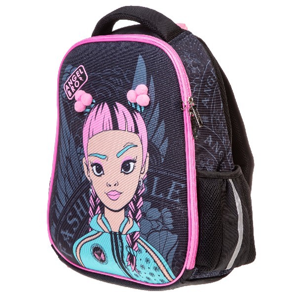 Ранец панцирный Hatber Angel bro 1 отделение 2 кармана и 1 потайной Превью 1