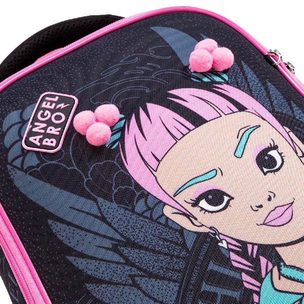 Ранец панцирный Hatber Angel bro 1 отделение 2 кармана и 1 потайной Превью 5