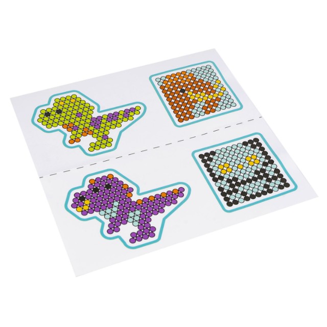 Творч Мозаика Динозавры, мамонт, череп, 2 сменные формы-брелока из силикона, 4 схемы Превью 8