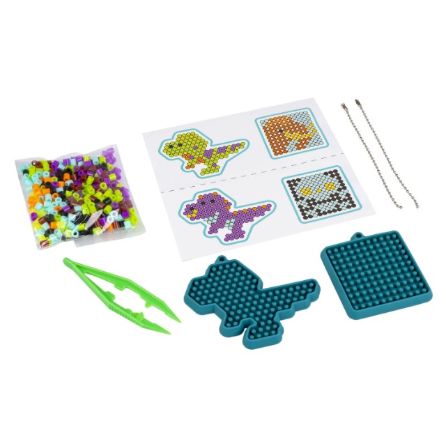 Творч Мозаика Динозавры, мамонт, череп, 2 сменные формы-брелока из силикона, 4 схемы Превью 6