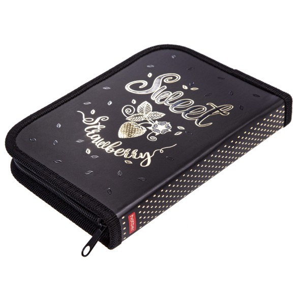 Пенал 1 отд пуст 1 откид планк Hatber Клубничный шик Превью 1