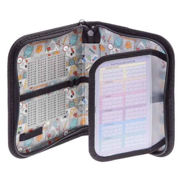 Пенал 1 отд пуст 1 откид планк Hatber Клубничный шик Превью 3